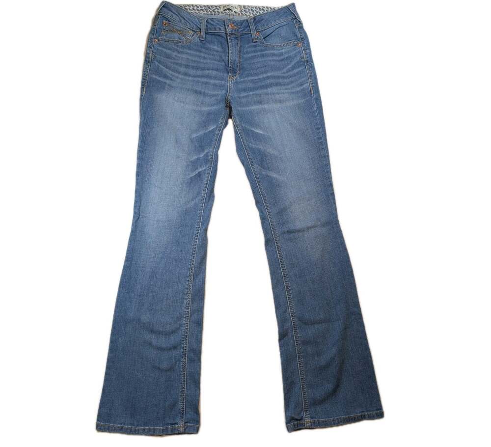 Ariat REAL Daniela High Rise Bootcut Jeans Western Light Wash Size 30R Cowboy